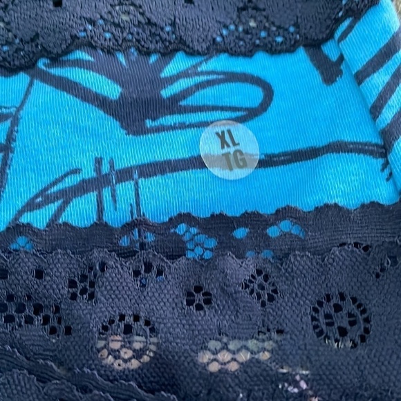 3 aerie Bundle Lace Floral Print  panties XL NWOT - Picture 10 of 10